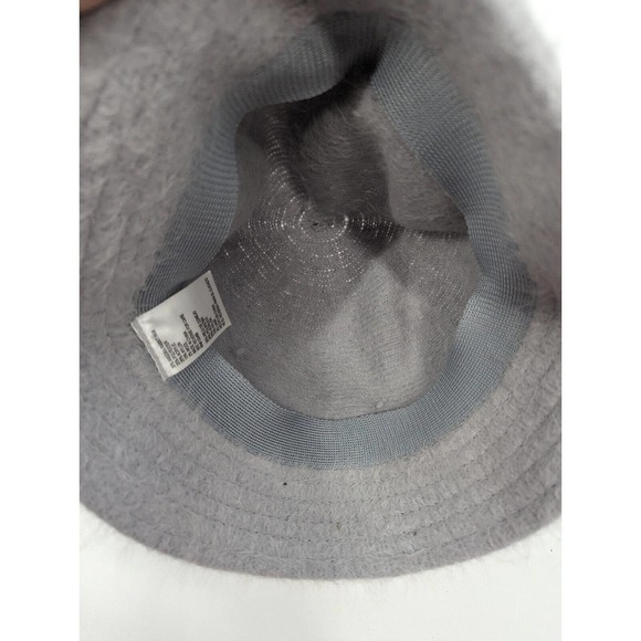 Vintage Women One Size Grey/Silver Rabbit Hair Wool Blend Bucket Hat - Picture 5 of 7